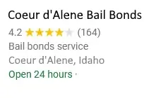 how bail works Coeur d'Alene